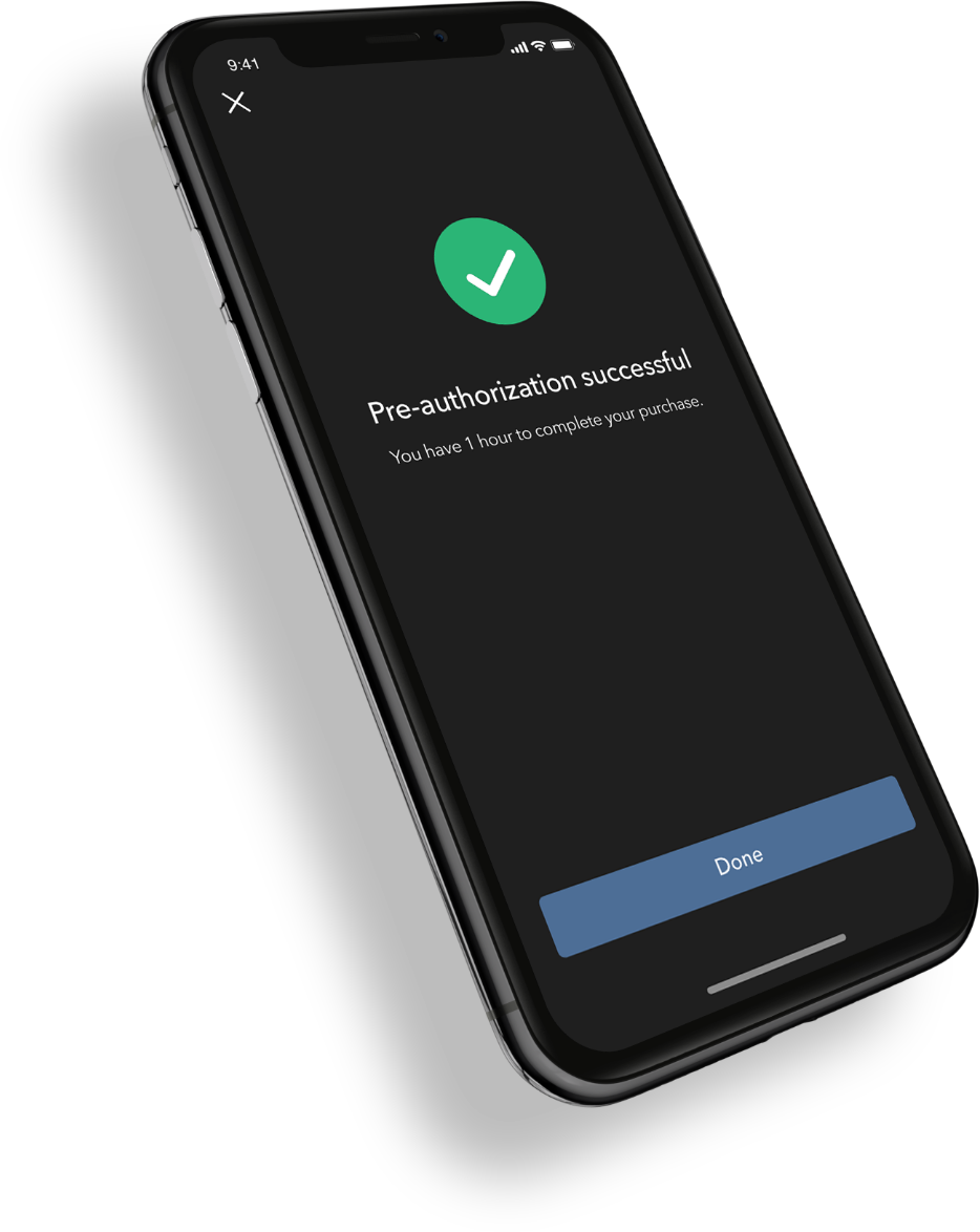 Tarjeta de débito preautorizada de IB